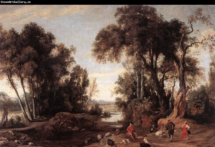 WILDENS, Jan Landscape with Shepherds